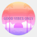 Recherche de retro beach autocollants Coucher de soleil