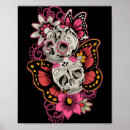 Recherche de motif mexicain posters Squelette