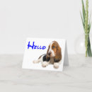 Recherche de chien basset hound vœux cartes Dog