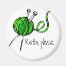 Recherche de tricotage magnets Humour