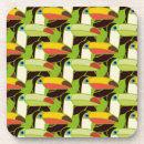 Recherche de oiseau exotique dessous de verres Toucan