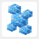 Recherche de bulles bleues autocollants Étiquettes