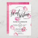 Recherche de couleurs girly invitations Aquarelle