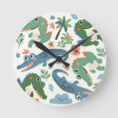 Recherche de crocodile horloges Motif