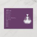 Recherche de robe blanche cartes visite Boutique