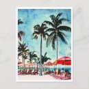 Recherche de miami beach floride cartes postales Illustration