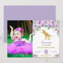 Recherche de de t rex anniversaire invitations Jeune fille