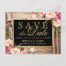 Recherche de country western save the dates Floral