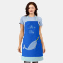 Recherche de narwhal tabliers Bleu