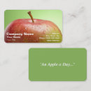 Recherche de pommes rouges cartes visite Agriculture