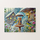 Recherche de mésange puzzles Hiver