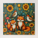 Recherche de renards puzzles Faune