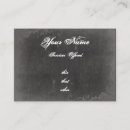 Recherche de style gothique cartes visite Foncé