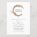 Recherche de partie de fromage de vin invitations Mariés