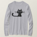 Recherche de chaton drôle tshirts Chat noir