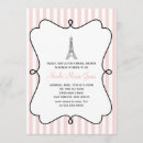 Recherche de tour eiffel rose invitations Moderne