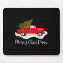 Recherche de camion rouge tapis souris Noël
