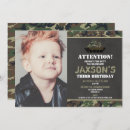 Recherche de réservoir invitations Camouflage