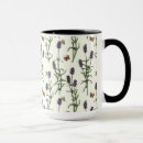 Recherche de papillon lavande tasses Aquarelle