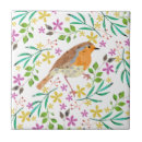 Recherche de oiseau rouge carreaux Fleurs