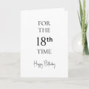Recherche de 18ème anniversaire cartes Dix huit