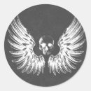 Recherche de crâne punk rock autocollants Goth