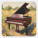 Recherche de piano à queue autocollants Musique