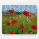Recherche de mosaïque fleurie tapis souris Rouge
