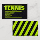 Recherche de tennis coach cartes visite Arbitre