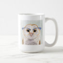 Recherche de hibou lunatique tasses Oiseau