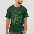 Recherche de trèfle irlandais tshirts Chance de l'irlandais