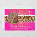 Recherche de leopard print invitations Rose