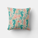 Recherche de motif de vie marine coussins Plage