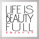 Recherche de vie belle posters Bonheur