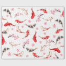 Recherche de poisson rouge papier cadeau Koi
