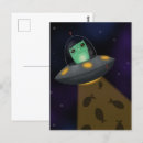 Recherche de vaisseau spatial cartes postales Chaton