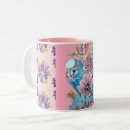 Recherche de fleurs peintes tasses Mère