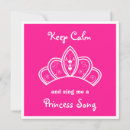 Recherche de calm invitations Princesse