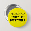 Recherche de retraite drôle badges Humour