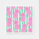 Recherche de ananas moderne serviettes Rétro