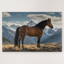 Recherche de mustang puzzles Cheval