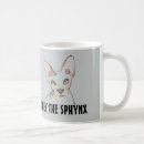 Recherche de sphynx tasses Chat