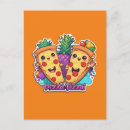 Recherche de pizza mignonne cartes postales Drôle