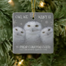 Recherche de hibou fait sur commande ornements Pour eux