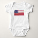 Recherche de drapeau américain bébé vêtements Étoiles et rayures