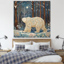 Recherche de ours blanc toiles Forêt