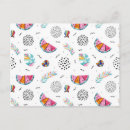 Recherche de tropical motif de cartes postales Orange