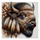 Recherche de bison posters Aquarelle