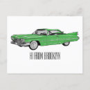 Recherche de dessin de voiture cartes postales Vintage