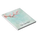 Recherche de fleurs de cerisier blocsnotes Aquarelle